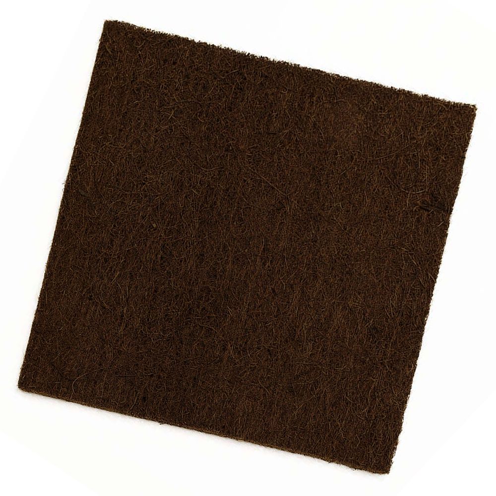fasermatte - 40x40 - dunkelbraun - einzeln - 1