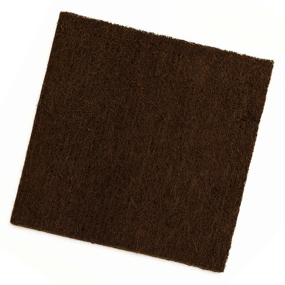 fasermatte - 50x50 - dunkelbraun - einzeln - 1
