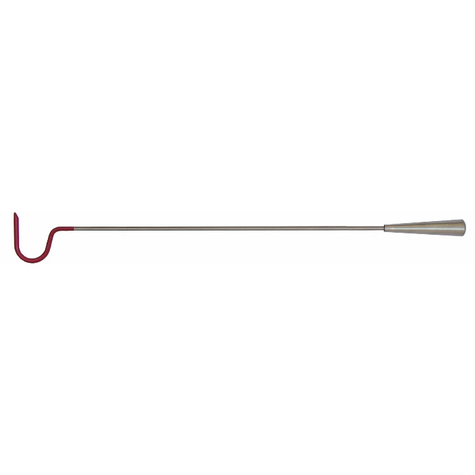 haken - 105cm - edelstahl - gummiert